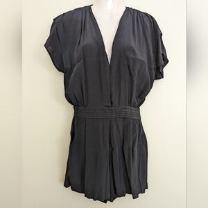 Sandro short romper one piece outfit black women's 1 small